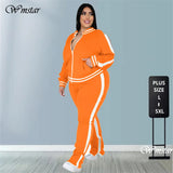 Two Piece Set Women Sweatsuit  Jogger Outfit Matching