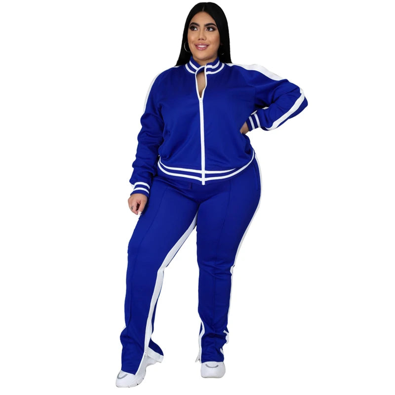 Two Piece Set Women Sweatsuit  Jogger Outfit Matching