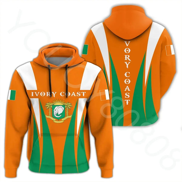 Cote d'Ivoire Hoodie Men - Women  Meilleur Style nouveauté 2024