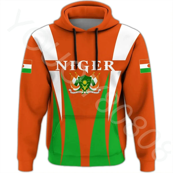 Niger Nouveaux vêtements pour hommes Pull imprimé Sports décontractés Niger Ho…