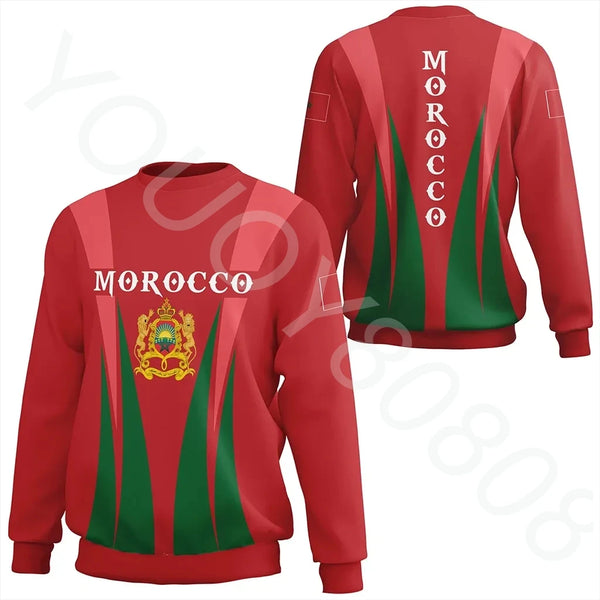 Moroccan  New Fall Winter Hoodie Printed Sweatshirt
